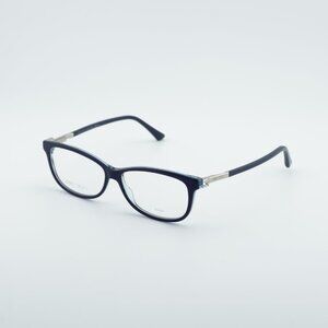 Jimmy Choo JC273 0JOO 00 Eyeglasses Blue Glitter 53mm Rectangle Frame